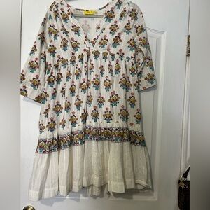 Roller Rabbit Multicolor Floral Dress